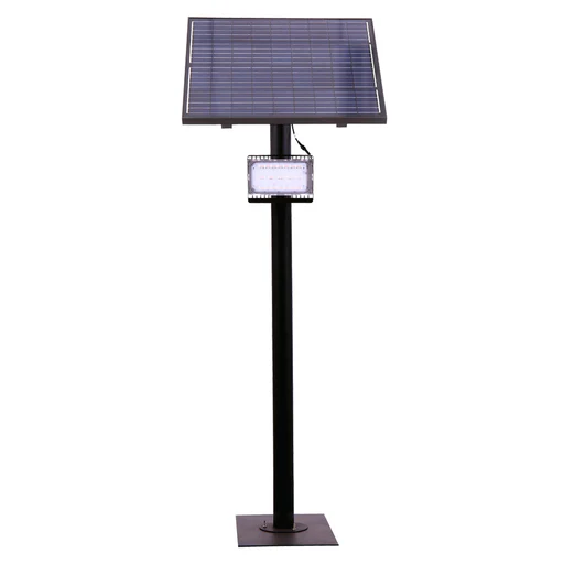 Capella | Solar Led Flood Light | 30 Watt | 4200 Lumens | 5000k | 3 Years Warranty - Silver/tier 2