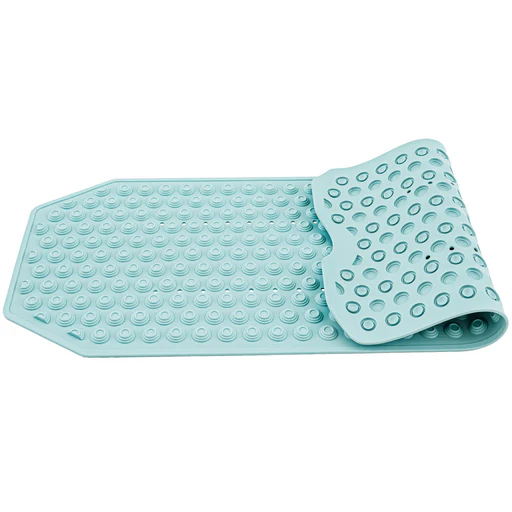Tatkraft Secure - Tappetino Bagno Antiscivolo - Qualità Italiana - 40x103cm - Lavabile In Lavatrice - Antimuffa - Senza Bpa - Blu
