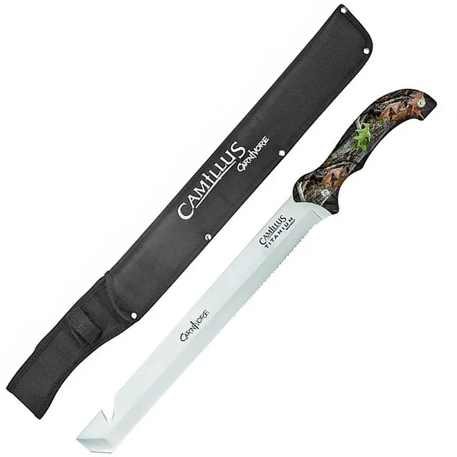 Camillus Carnivore Bonded Machete 12" Multi-chisel 440 Ss Blade