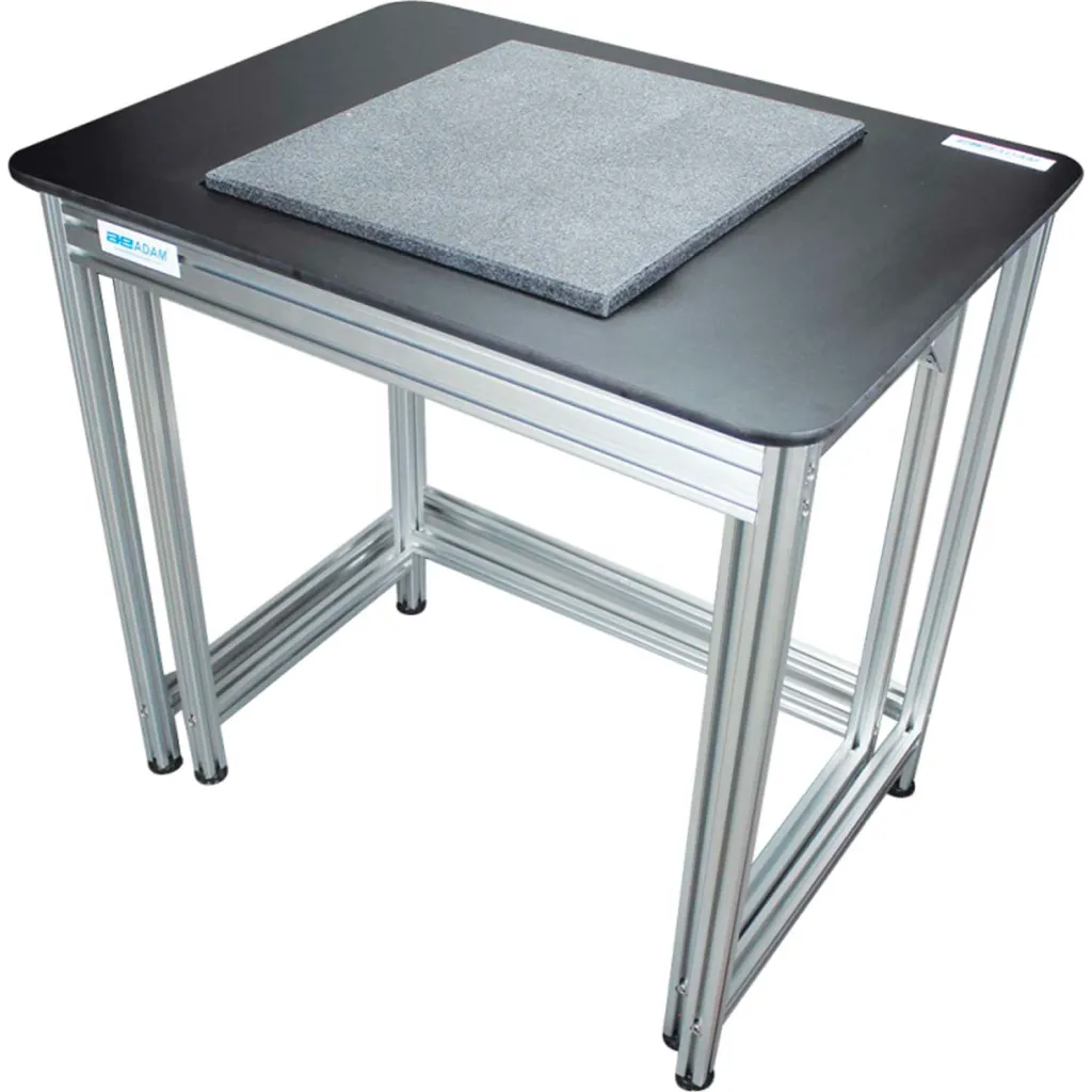 Adam Equipment Anti-vibration Table W/ 15-11/16" X 17-11/16" Work Surface For Precision Weighing