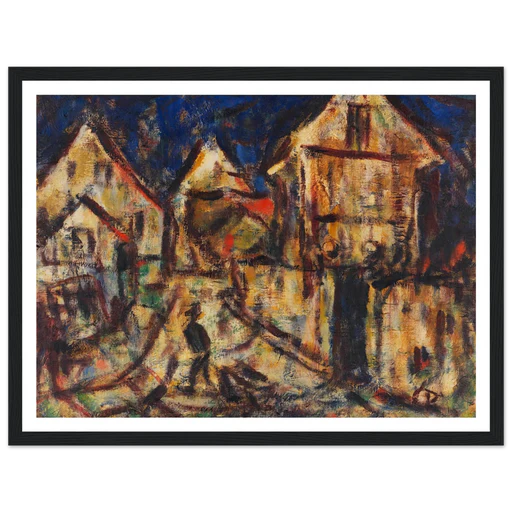 Häuser In Soest (1918) Art Print