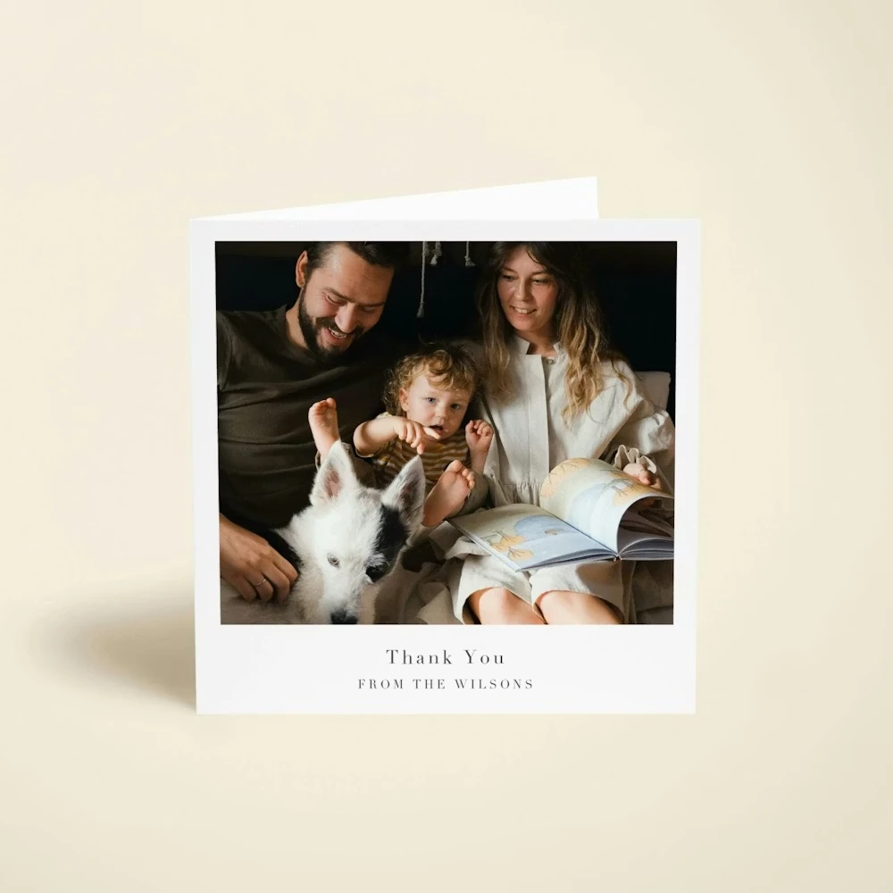 Thank You Photo Frame Thank You Card Set