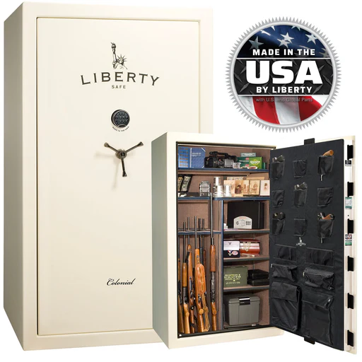 Colonial 50 - Standard/white Gloss / Camel Fabric / Black Chrome Hardware/securam Backlit