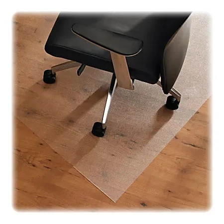 Floortex Cleartex Xxl Ultmat Polycarbonate Chair Mat For Hard Floors/low-pile Carpet, 79" X 60", Clear