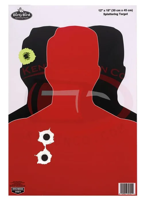 Birchwood Casey Dirty Bird 12"x18" Silhouette Ii Target - 8 Target