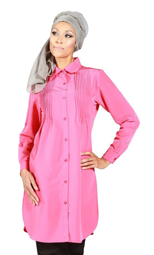 Basilie Pleated Shirt - 3xl
