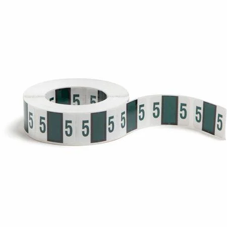 Wholesale Color-coded Labels: Discounts On Smead Bccsn And Bccrn Bar-style Color-coded Labels Smd67375 - Bulk "number" - 1.25" Width X 1" Length - 500 / Roll - Rectangle - Dark Green - 500 / Roll