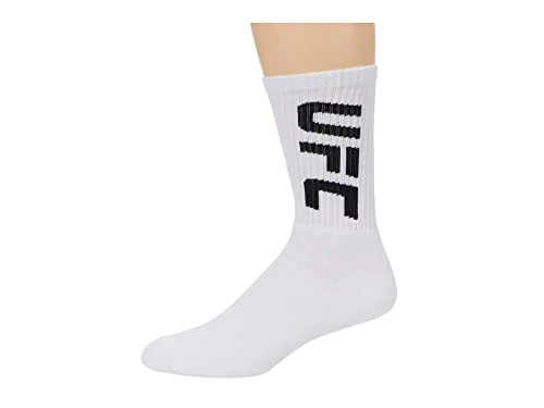 Ufc Men's Crew Socks - White/black