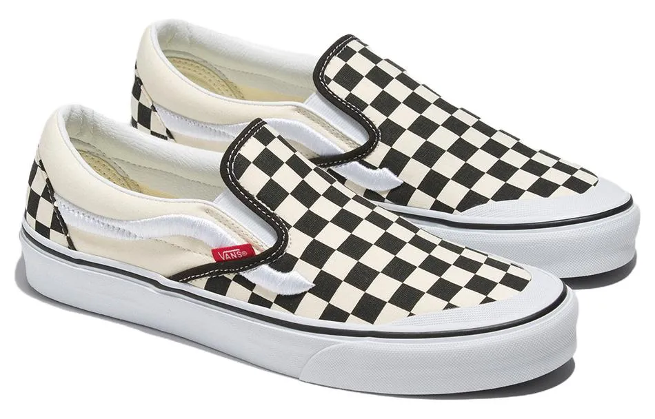 Vans Classic Slip-on 138 Sidestripe 'black Checkerboard'