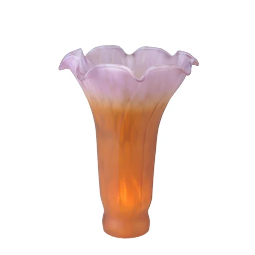 Amber And Purple Pond Lily Glass Accessory By Meyda Lighting