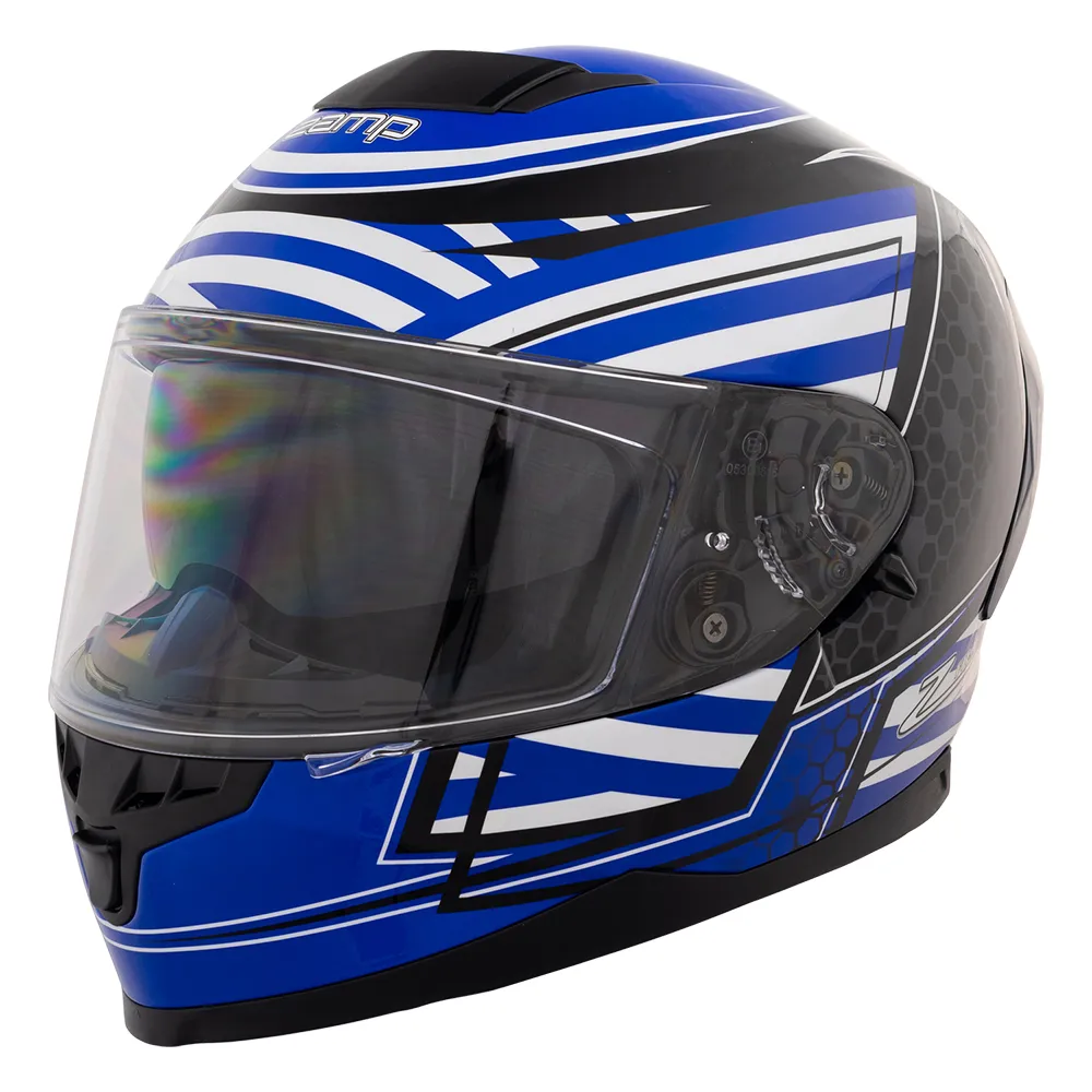 Zamp Racing Fr-4 Blue Graphic Xlarge