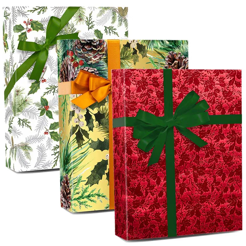Christmas Florals & Greenery Wrapping Paper