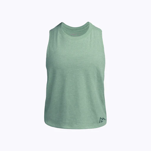 Women's Peak Cropped Dual-blend Tank