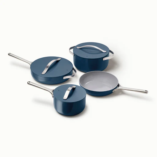 Cookware Set, Set Of 4 - Navy