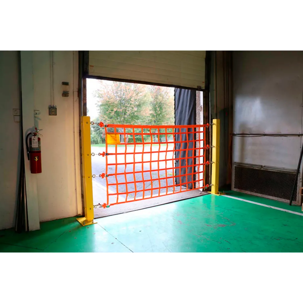 Us Netting Loading Dock Safety Net With Posts