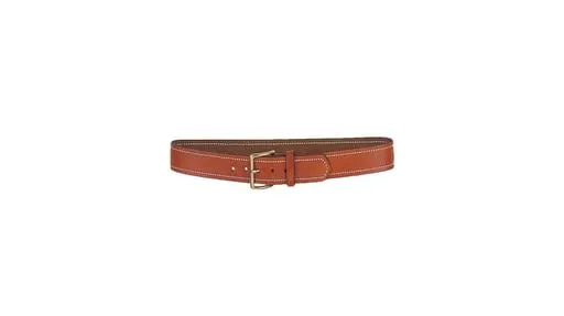 Desantis 1.25 Inch Plain Lined Belt Size 46 Brown Leather