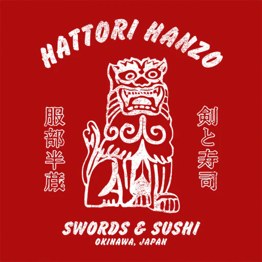 Hattori Hanzo Swords & Sushi T-shirt