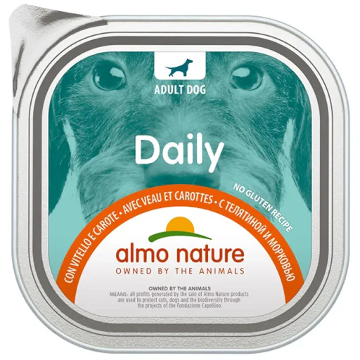 Almo Nature Daily Menu With Veal And Carrots - 100gr