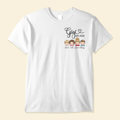 Grandma Gigi Mimi Nana Abuela Est Custom Title - Personalized Pullover Hoodie