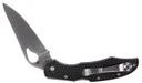Spyderco By03pbk2 Byrd Cara Cara 2 Lightweight 3.75 In Folding Drop Point Plain 8cr13mov Ss Blade Black Textured Frn Handle Includes Pocket Clip, Knife