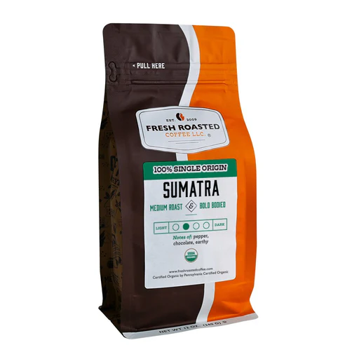 Organic Sumatra - Roasted Coffee - 2 Lb Bag/drip Ground