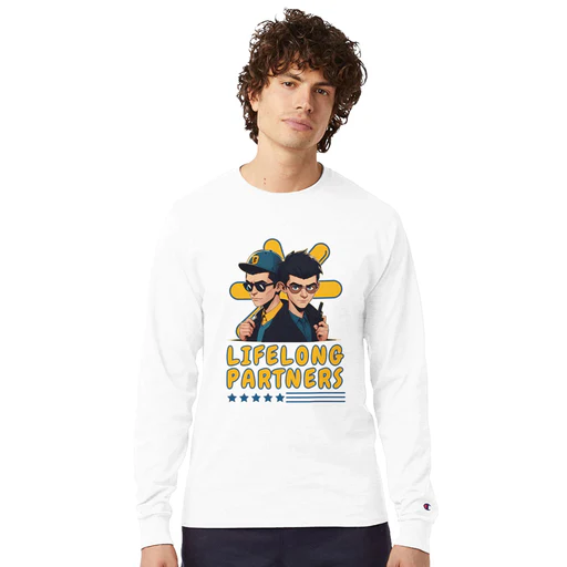 Brotherhood Bonds - Men's Long-sleeve T-shirt - 2xl/light Steel