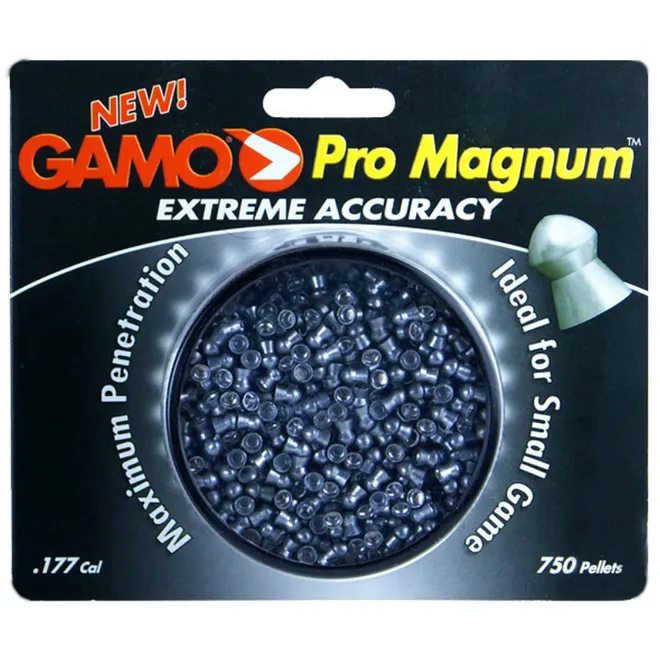 Gamo Pro Magnum Pellets .177 Caliber 750 Pack