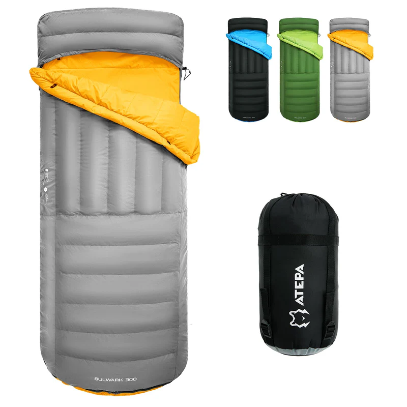 Atepa Bulwark 300 Down Sleeping Bag-envelope With Hood