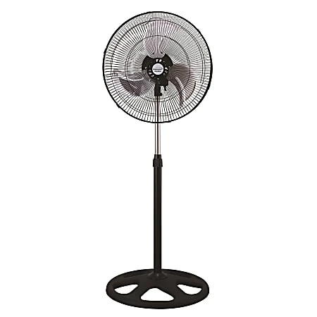 Brentwood Kool Zone 3-in-1 Adjustable Industrial Stand Fan, 22" X 18", Black