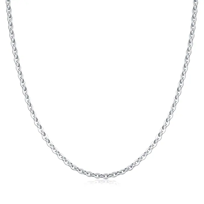 'emp Machinery Chain' 18k White Gold Necklace