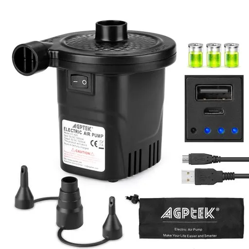 Usb Rechargeable Cordless Electric Air Pump Inflatables Bed Mattress