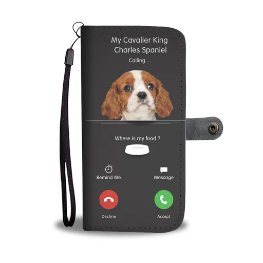 My Cavalier King Charles Spaniel Is Calling - Wallet Case V2 - Samsung Galaxy S20