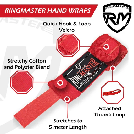 Ringmaster Sports Hand Wraps - Yellow/3m [kids]