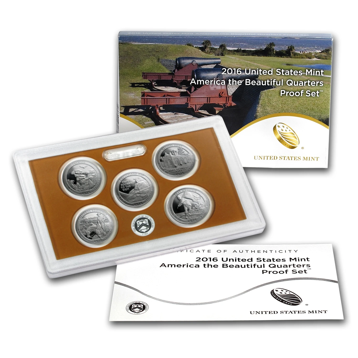 2016-s America The Beautiful Quarters Proof Set