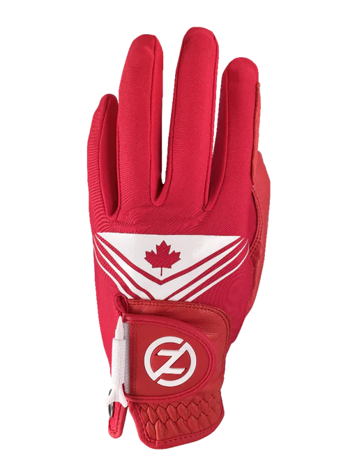 Canadian Golf Gloves - Red/right Hand