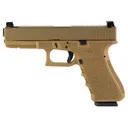 Glock 22x Gen3, Striker Fired, Semi-auto, Polymer Frame Pistol, Full Size, 40 S&w, 4.49 In Barrel, Matte Finish, Fde, Suppressor Height Sights, 15 Rounds, 2 Mags, Glock Oem Rail, Static Laser Stipplin