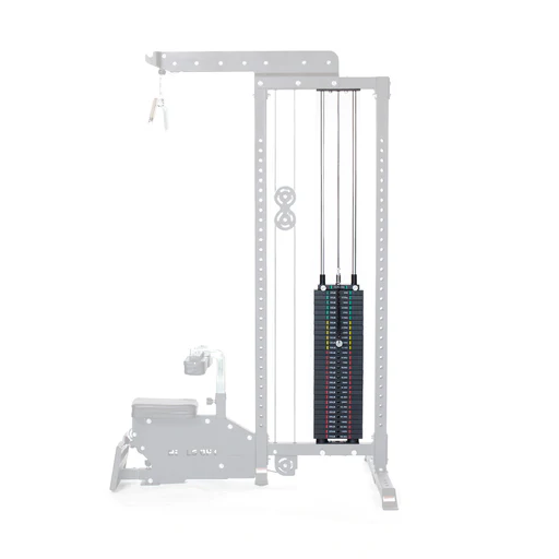 Lat Pulldown Low Row Machine - Plate Loaded To Weight Stack Upgrade Kit
