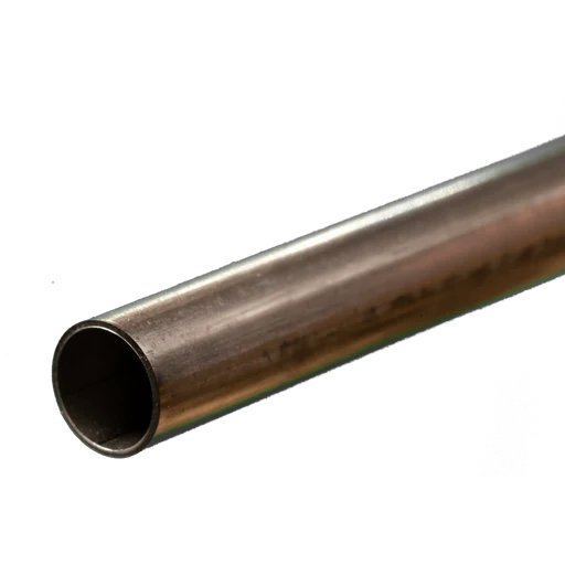 Round Stainless Steel Tube: 1/2" X 22 Gauge X 72" Long (1 Piece)
