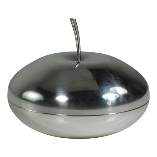 Silver Metal Cherry Box By Lino Sabattini For Christofle, 1950s