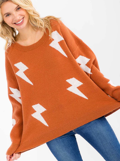 Women's Long Sleeve Oversized Pullover Sweater - Sage