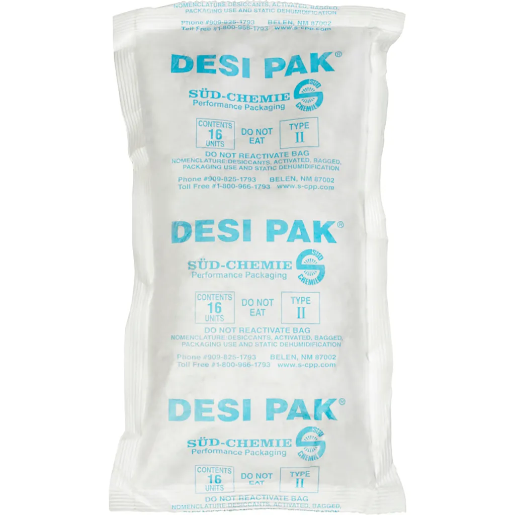 Tyvek Clay Desiccant Bags 5-3/4w X 10l X 1-1/2d White 150 Packs