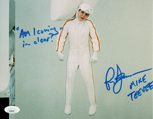 Paris Themmen Signed Willy Wonka Mike Teevee 8x10 Photo Inscribed Coming Clear 2