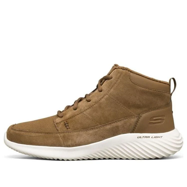 (wmns) Skechers Go Walk Boots 'tan White'
