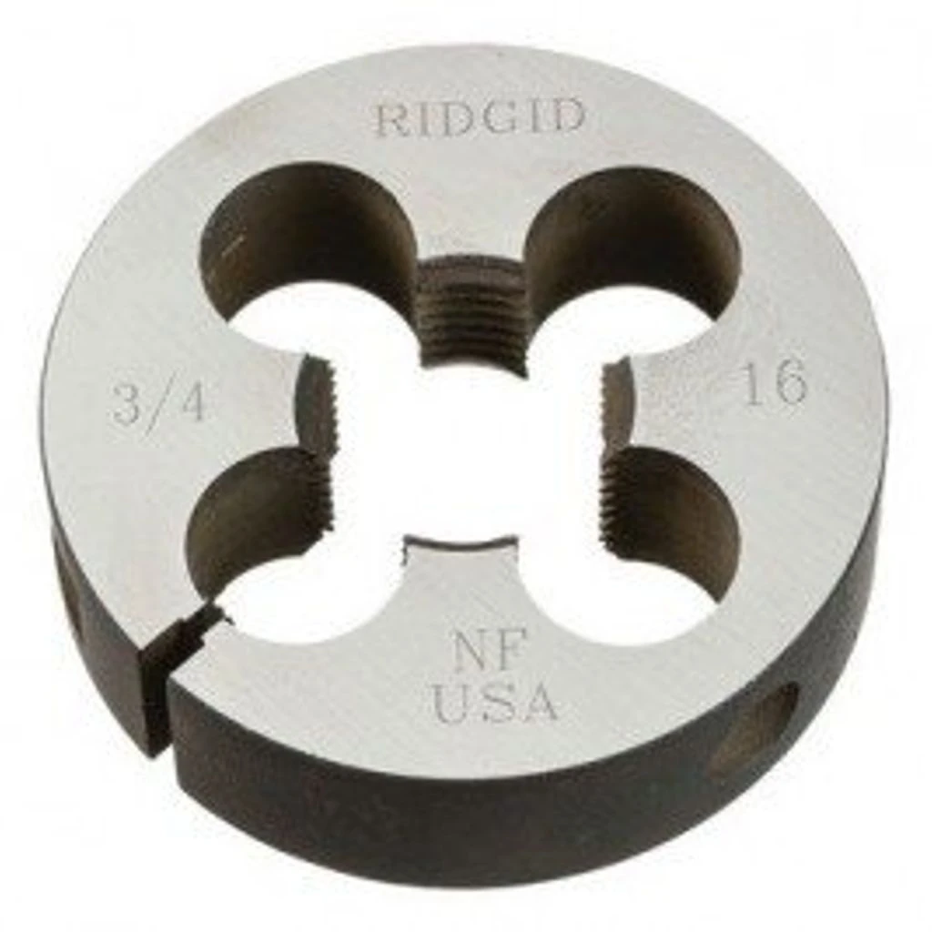 Ridgid 38420 Alloy Rh Bolt Threader Button Die, Unf, 3⁄4-16