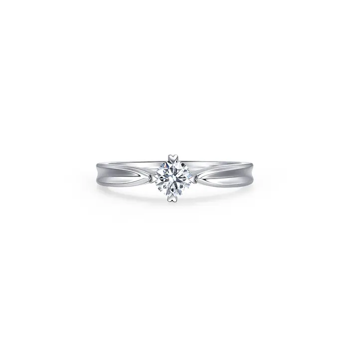 'classic' 900 Platinum Diamond Ring