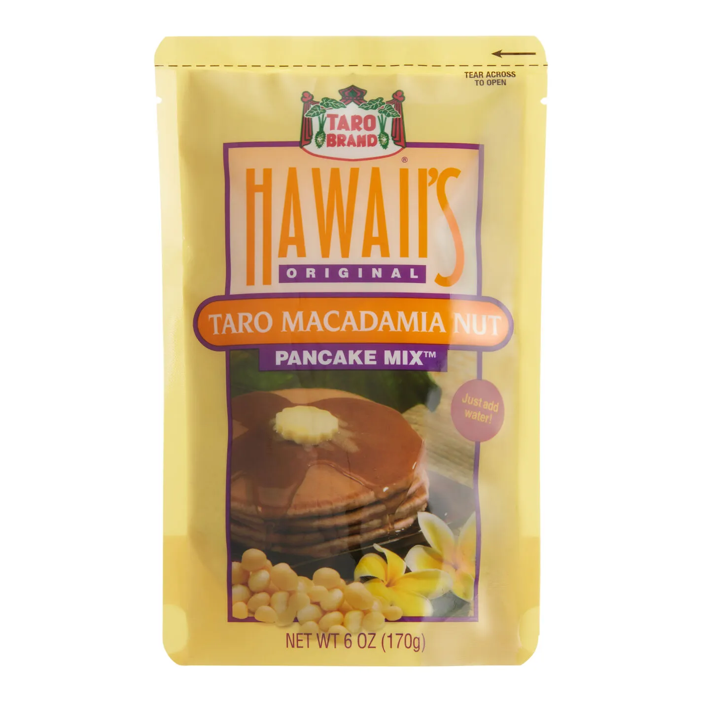 Taro Brand Hawaii's Original Macadamia Nut Pancake Mix