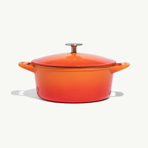Round Enameled Cast Iron Dutch Oven 5.5 Qt