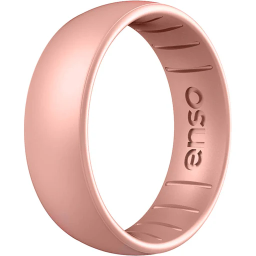 Enso Rings Classic Elements Series Silicone Ring - Rose Gold - 13