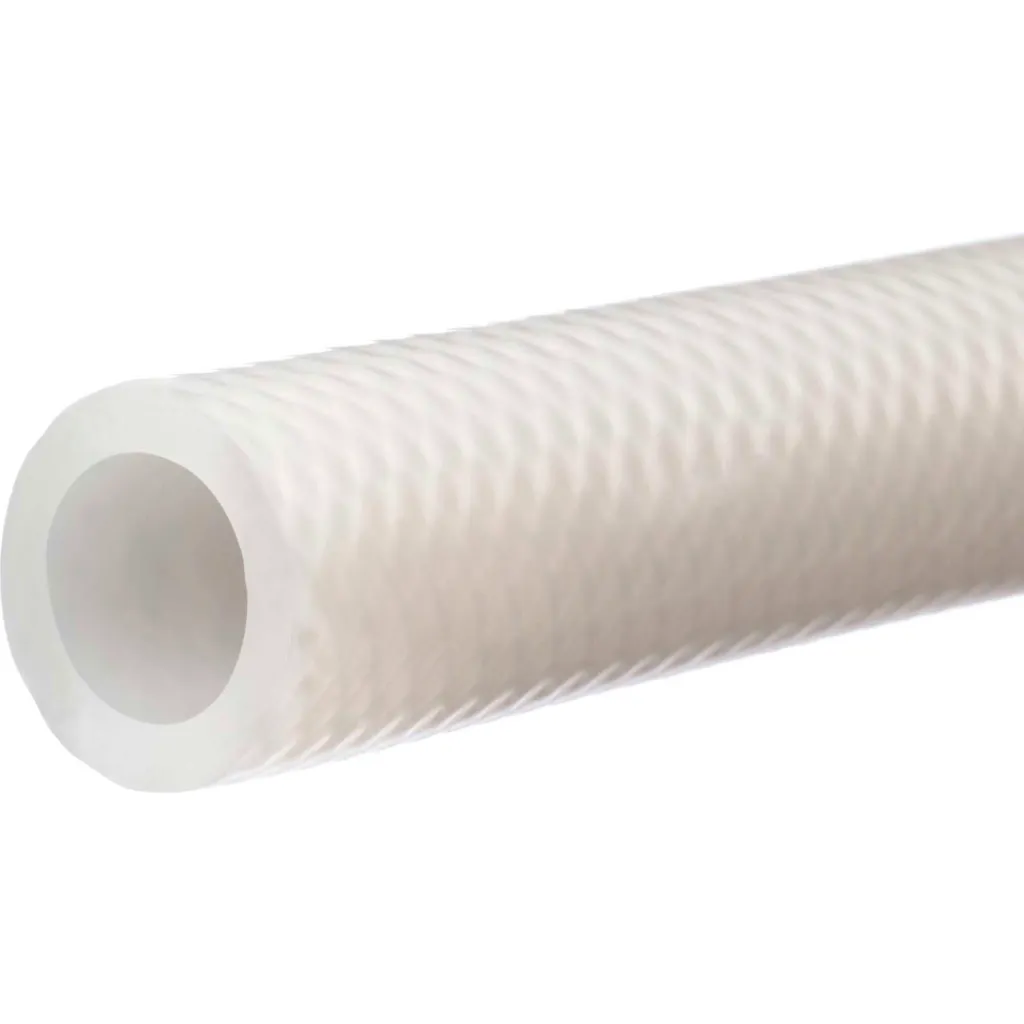 Reinforced High Pressure Fda Silicone Tubing-1"id X 1-3/8"od X 10 Ft.