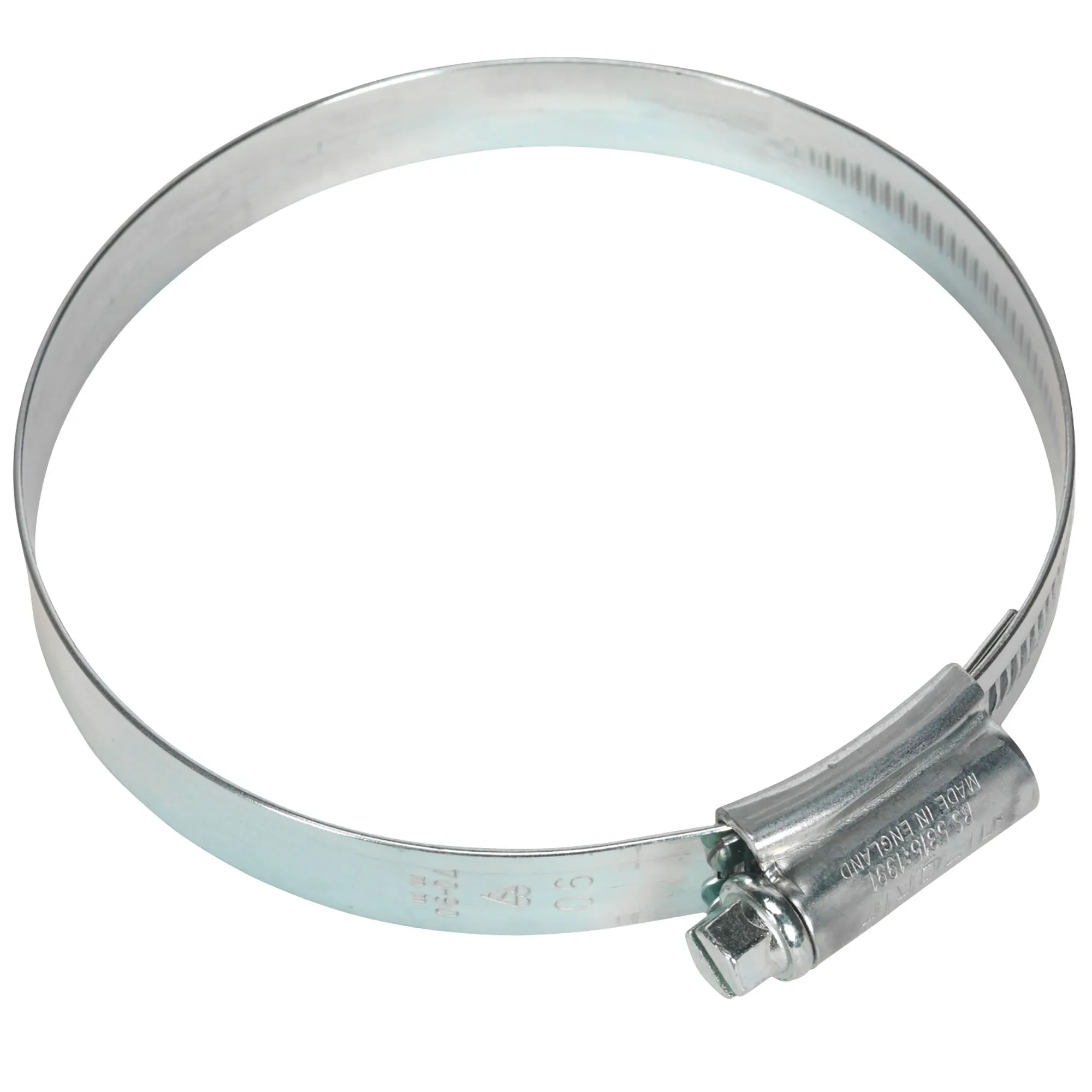 Sealey Hi-grip Hose Clips Zinc Plated Diameter 70-90mm Pack Of 10 - Hcj4